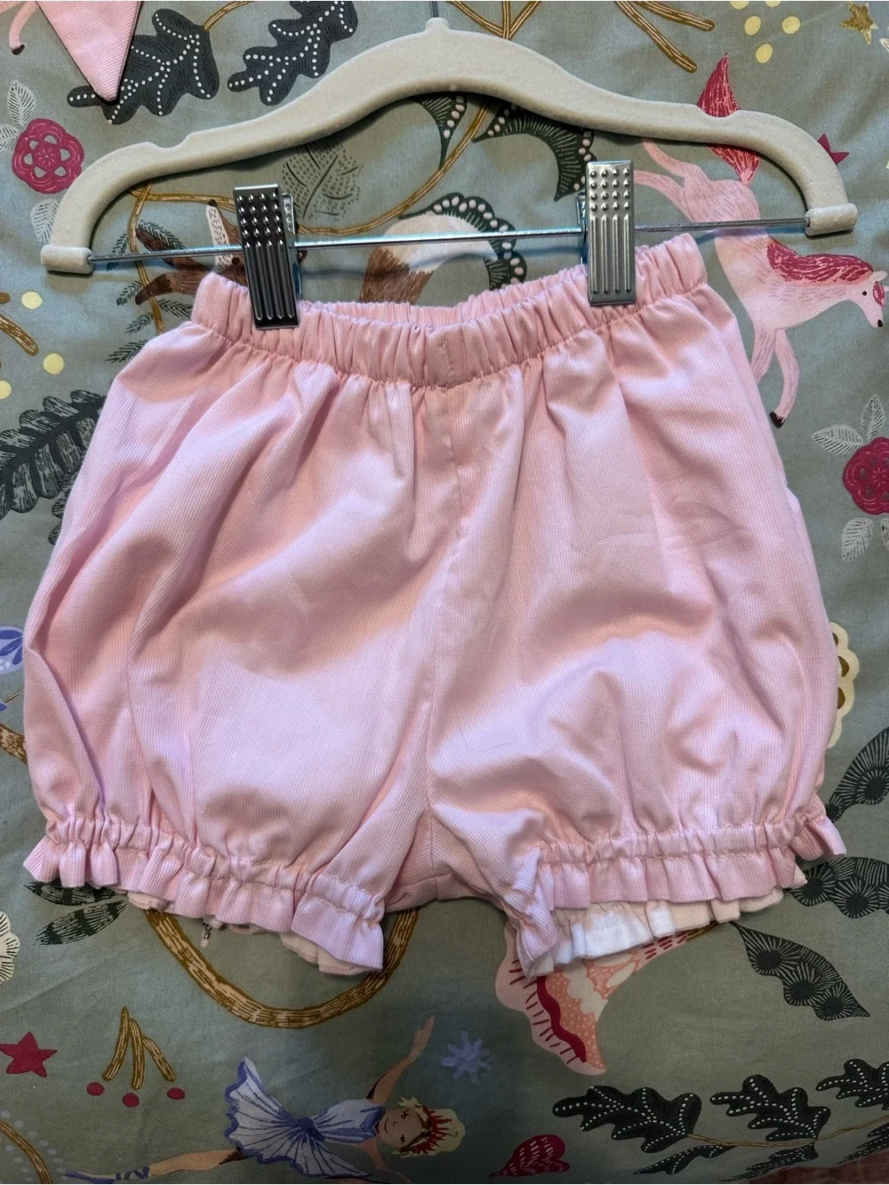 SMOCKINGBIRD 24M Pink Two Piece Set - Embroidered ‘AHA’